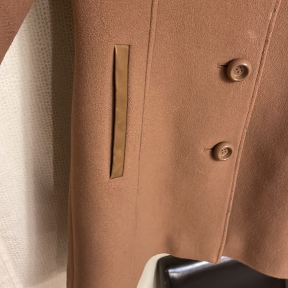 Wool and leather Mackage coat - Picture 2 of 7